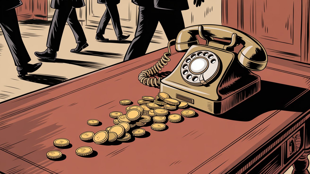 Revenue and customers walking away from unanswered business phone showing the cost of missed calls