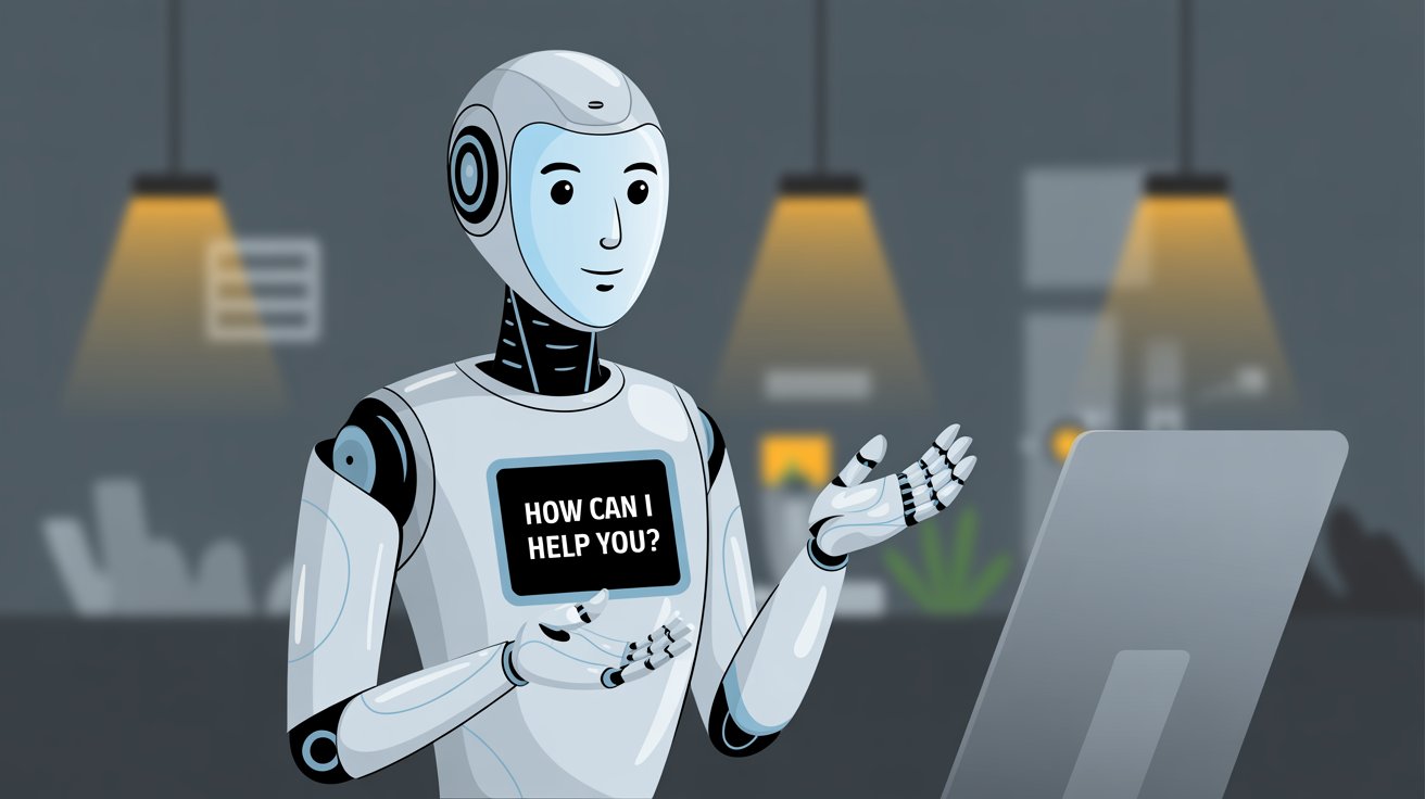 AI receptionist answering questions and providing support to law firm clients