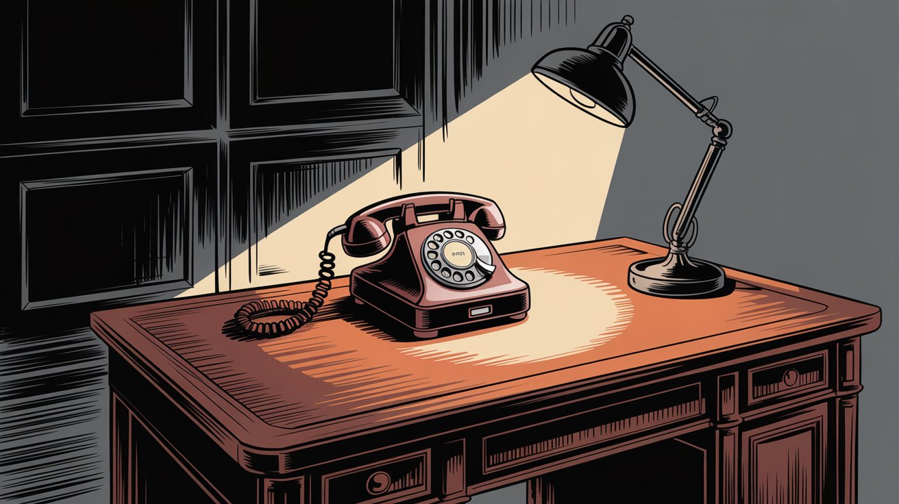 Phone ringing in empty office after business hours