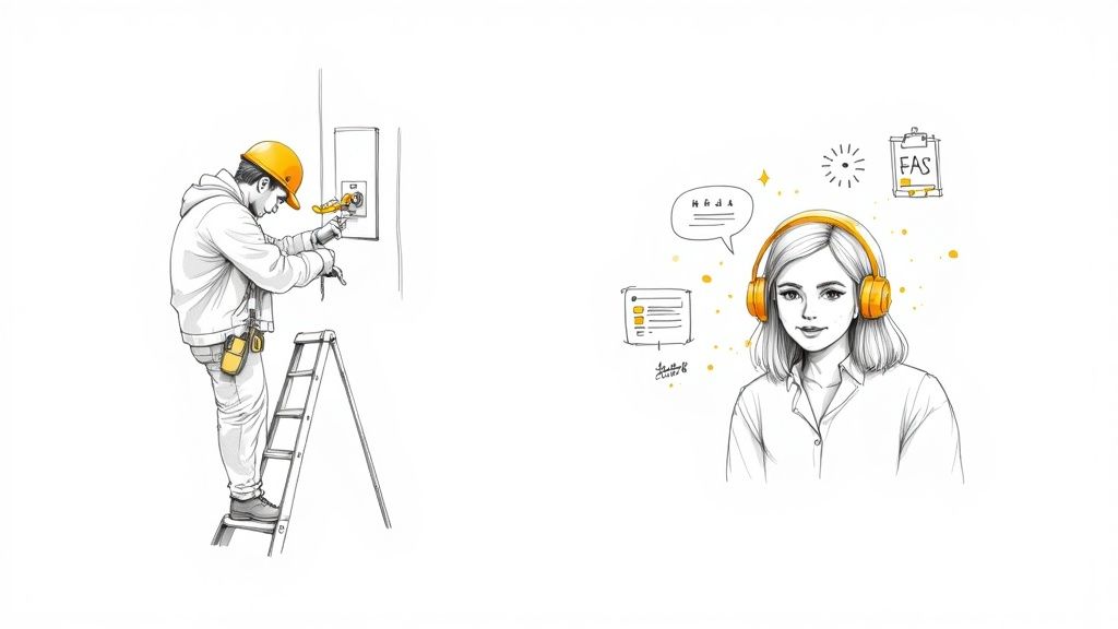 Best AI Receptionist for Electricians (2025): Never Miss Emergency Calls