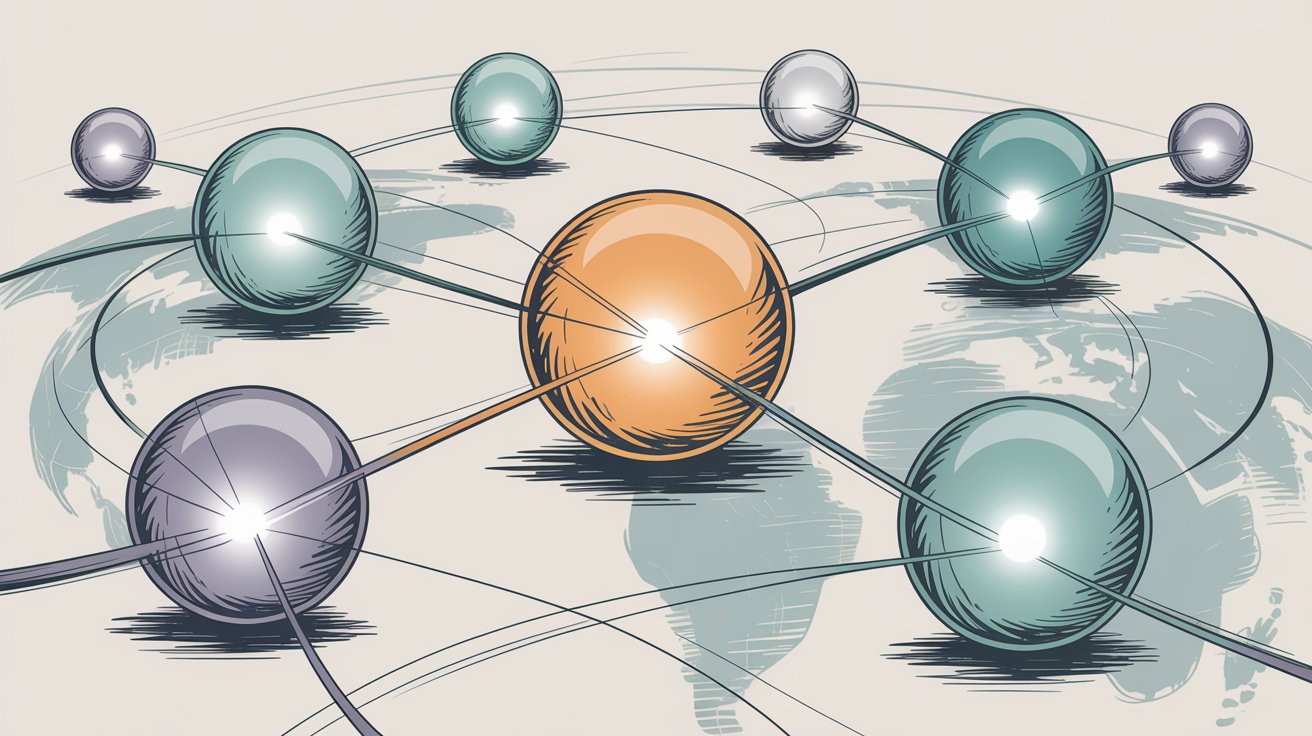 Global international business communication network