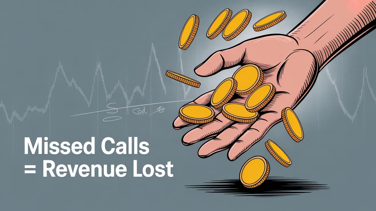 Missed calls represent lost business revenue slipping away