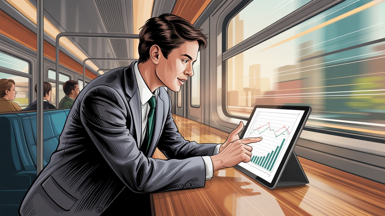 Business owner successfully mobile and connected, confidently running their business from anywhere with complete call coverage