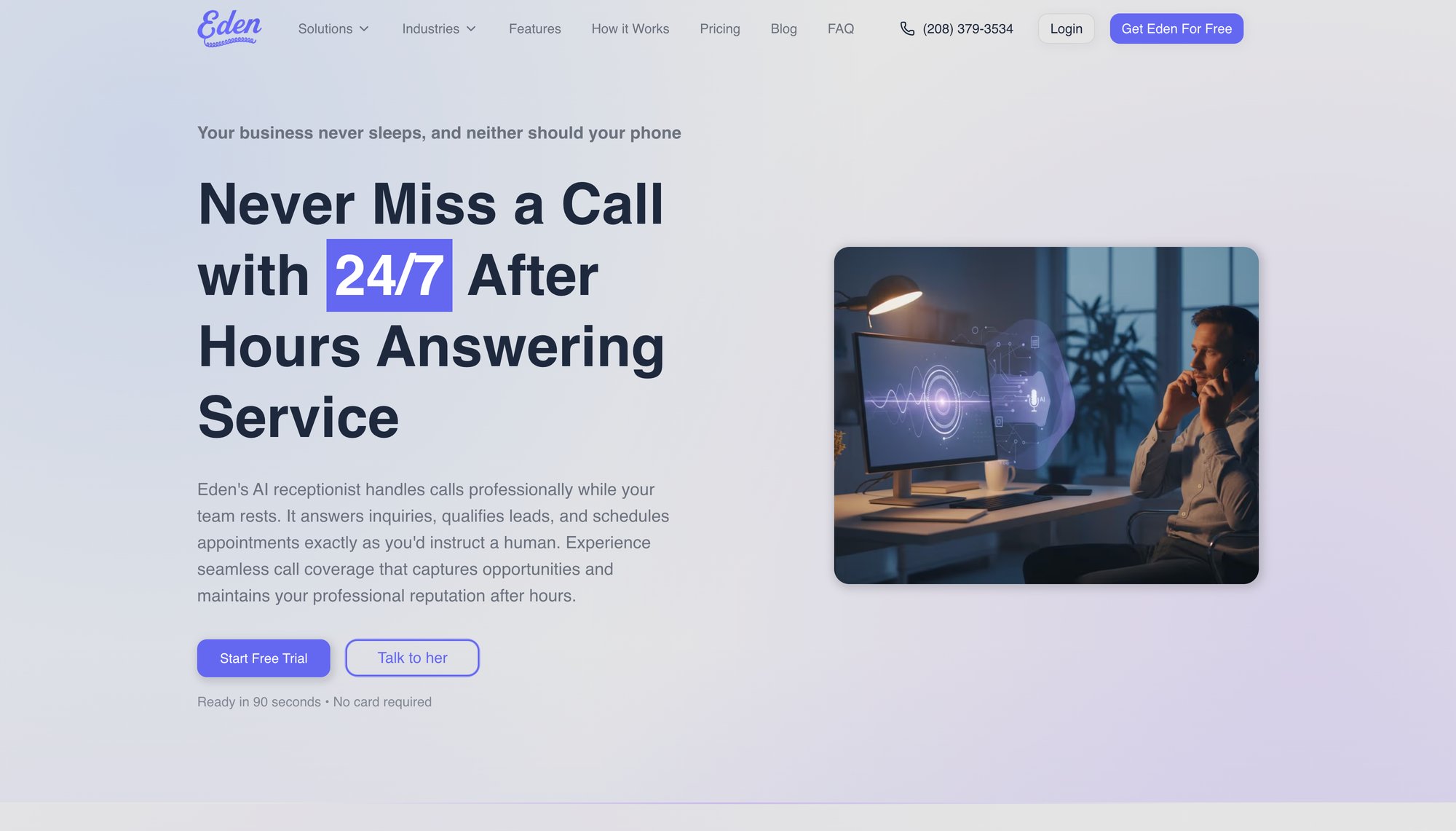 Eden's 24/7 Answering service